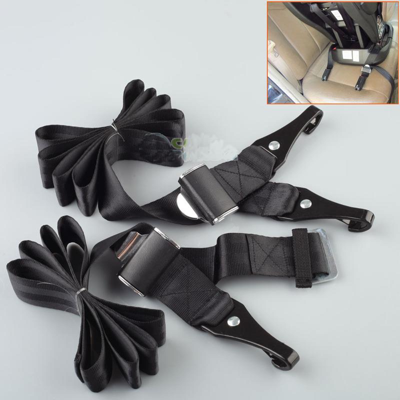 Đa Năng Đôi-Móc Khóa Bé Xe Trẻ Em An Toàn Cố Định Chốt Isofix Cổng Kết Nối Mềm Mại Liên Kết Dây Giao Diện Mỏ Neo Giá Đỡ
