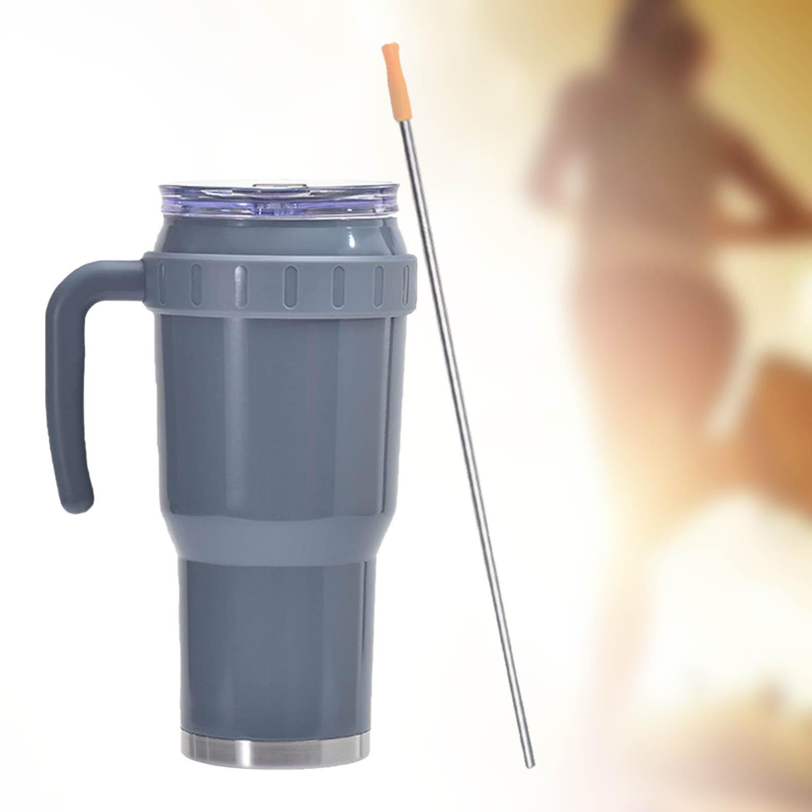 40oz Tumbler with Handle Outdoor Portable Leakproof Fit in Car