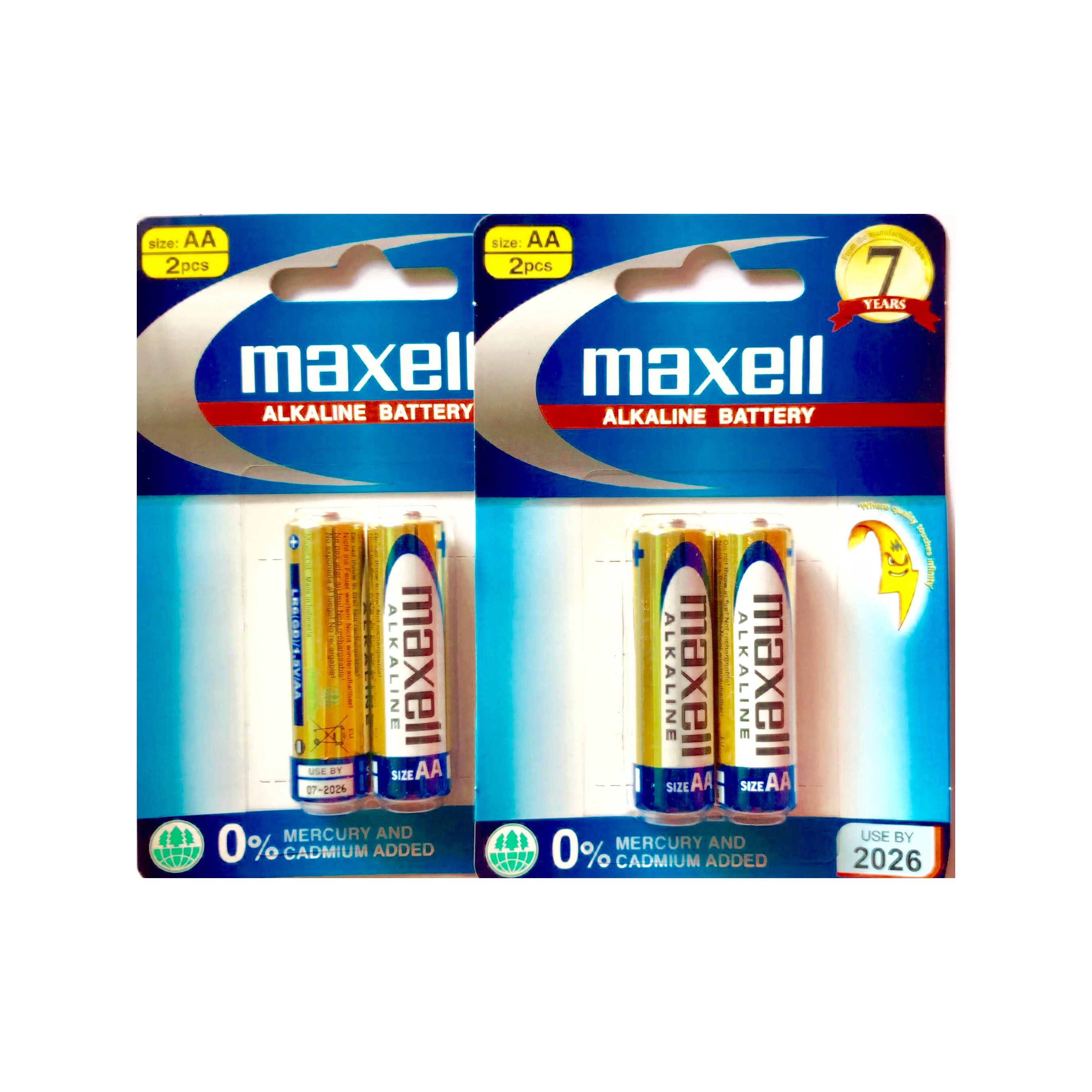 Combo 2 Vỉ Pin Alkaline AA Hiệu Maxell Cho Máy Đo Huyết Áp