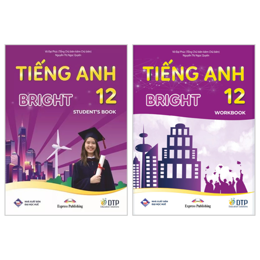 Sách - Bộ Sách Tiếng Anh 12 - Bright - Student's Book + Workbook (Bộ 2 Cuốn)