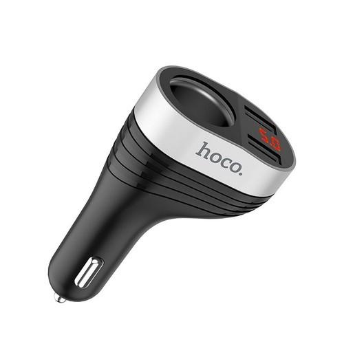 Cóc Sạc Xe Hơi Có Đèn Led Hoco Z29 2 Cổng Usb