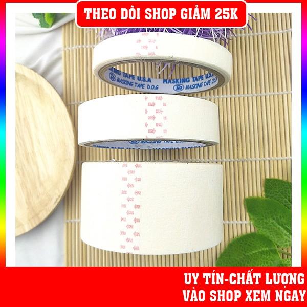 Combo 4 cuộn băng keo giấy 1.2cm hoặc 2 cuộn 2.3cm hoặc 1 cuộn 4.6 cm ️ - Phát Huy Hoàng