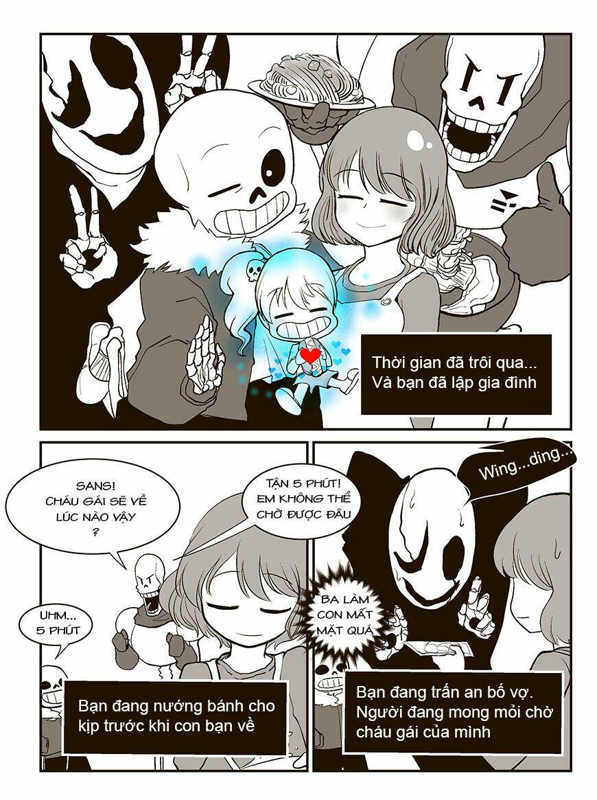 undertale: chúng ta là một gia đình chapter 1 2