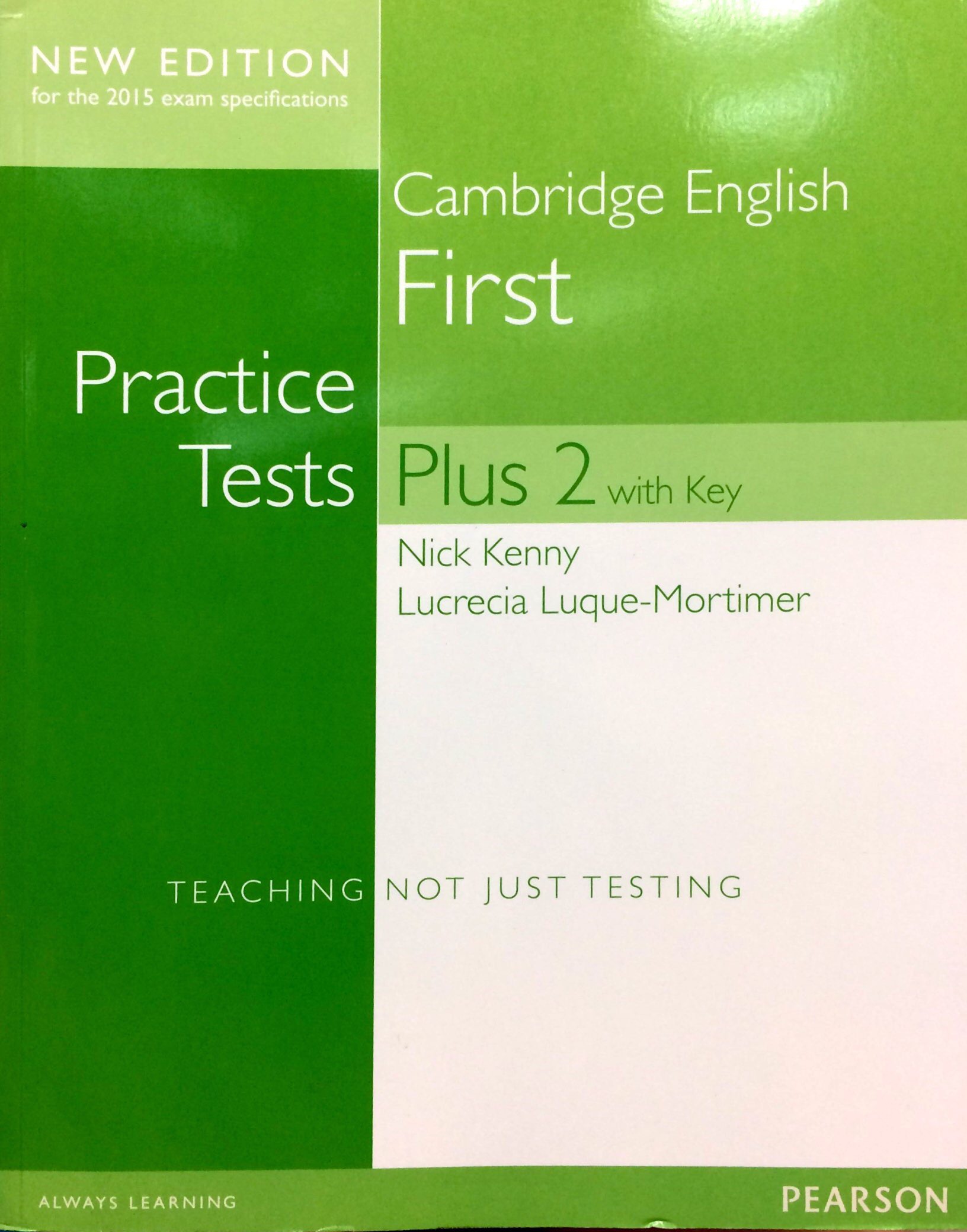 Cambridge First Practice Tests Plus New Edition Students' Book with Key
