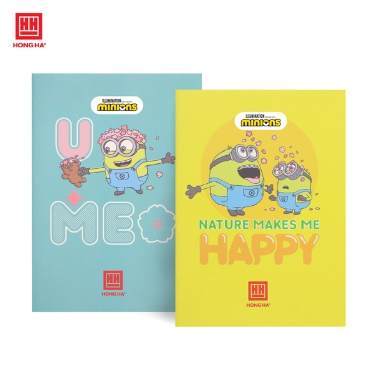Sổ may gáy A5 160 trang Hồng Hà Minions định lượng 70gsm - 4648