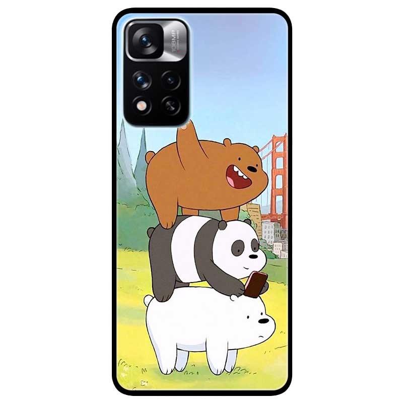 Ốp lưng dành cho Xiaomi Redmi Note 11 Pro 5G  - Bộ Ba Chú Gấu