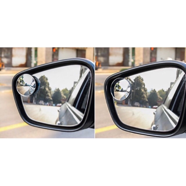 Bộ 2 gương cầu lồi gắn kính xe hơi ô tô 360 độ cao cấp