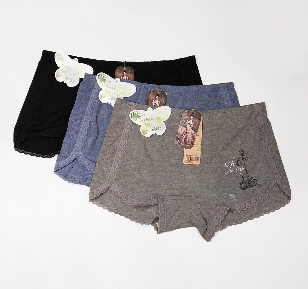 Quần lót cotton dáng đùi,viền ren,siêu nhẹ,mềm mịn,thấm hút tốt,đũng kháng khuẩn phù hợp người từ 40-58kg.