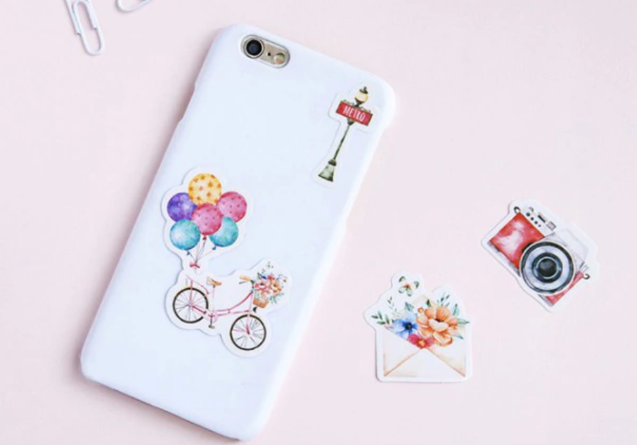 Hộp 46 Miếng Dán Sticker Trang Trí Travel