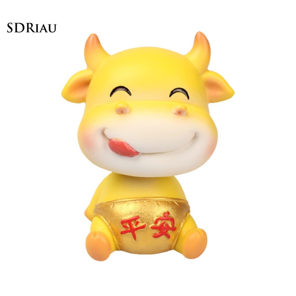 Mô Hình Đồ Chơi Xe Hơi Hoạt Hình Màu Vàng Trang Trí Bảng Điều Khiển