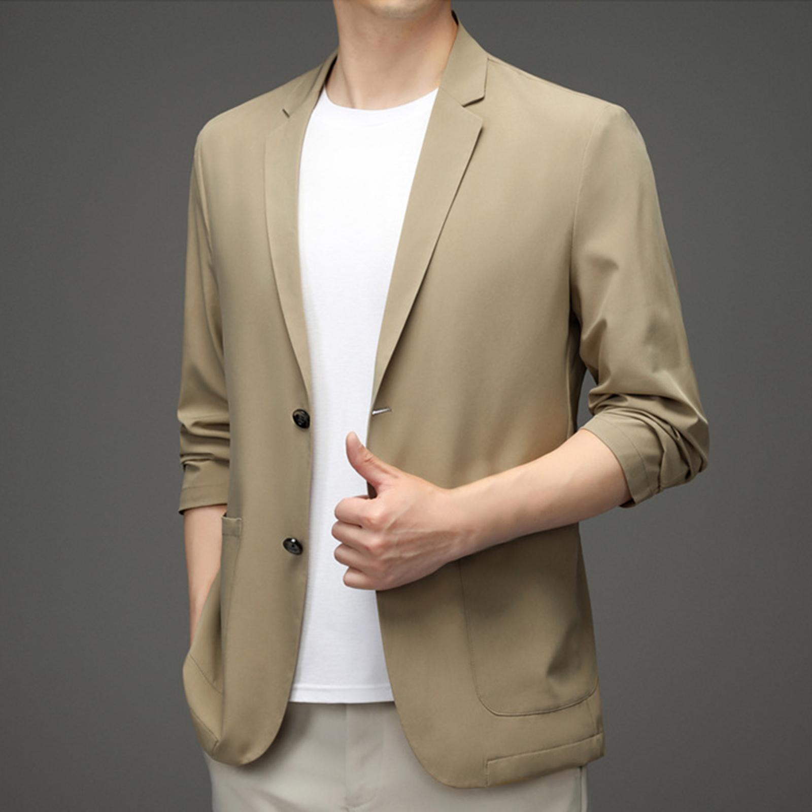 Suit Jacket Men Suit Men Classy with Pocket Mens Sport Coats and Suit Mens Suit Coats for Celebrations Festivals
