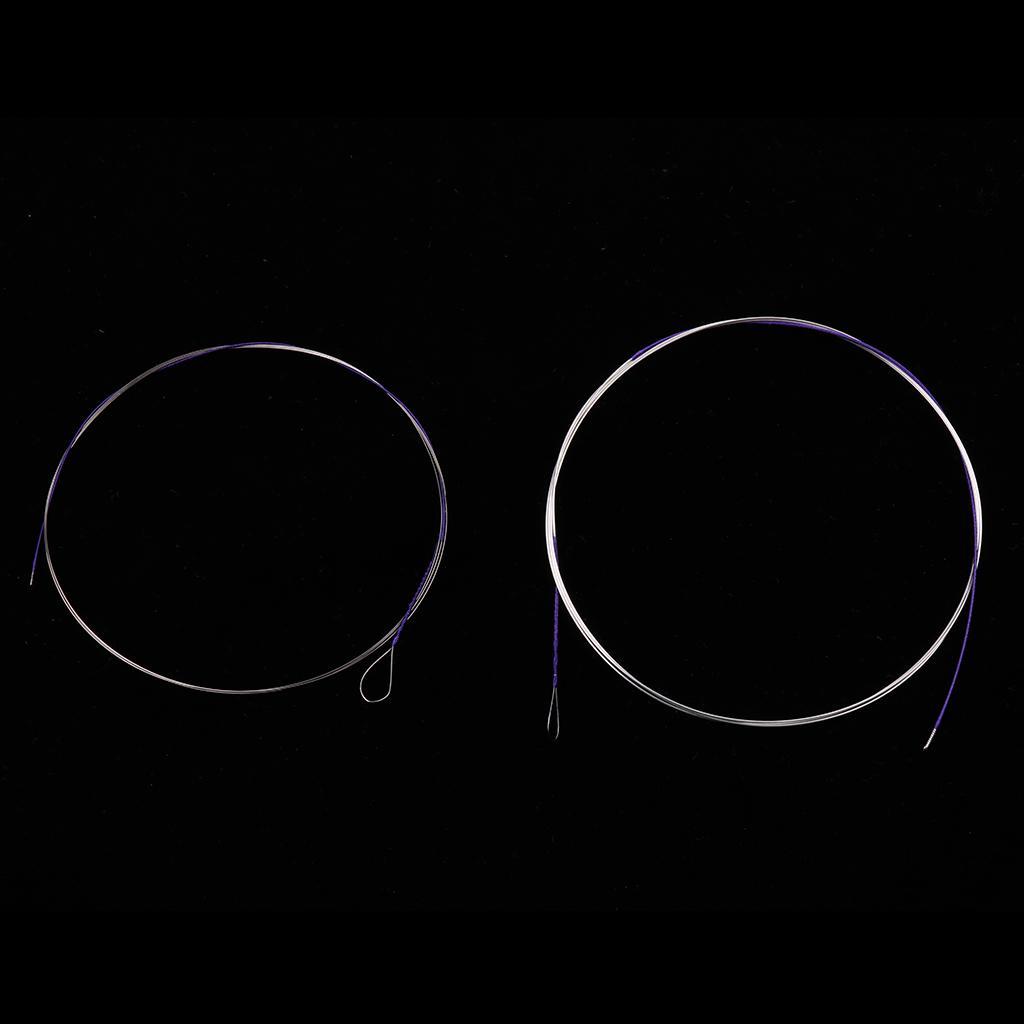 2 Pcs Replacement Erhu Strings for Chinese Traditional Musical Instrument