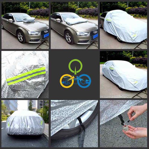 Bạt Phủ Che Nắng Ô Tô GRAND I10 SEDAN Vải Dù Oxford 3 Lớp Chống Cháy Chống Thấm Phản Quang