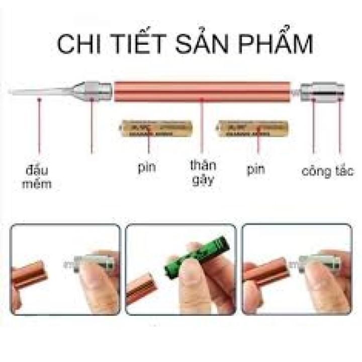 Bộ lấy ráy tai có đèn cao cấp - Lấy ráy tai trẻ em an toàn, dễ dàng, tiện lợi, vệ sinh, không gây đau rát tai cho bé