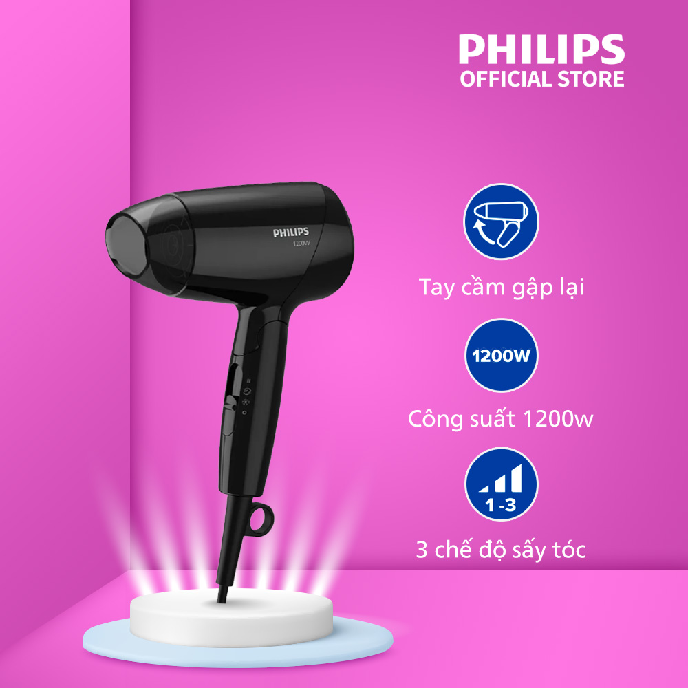 Máy sấy tóc Philips BHC010/10 - Dễ dàng chăm sóc tóc - An toàn