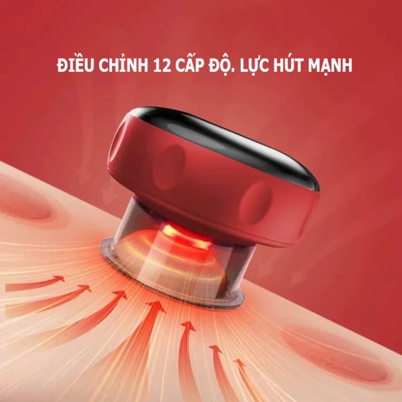 Hàng Nhật: Máy Giác Hơi Điện Cầm Tay 6 Chế Độ - Massage Giảm Đau, Cạo Gió Tại Nhà Hiêu Qủa