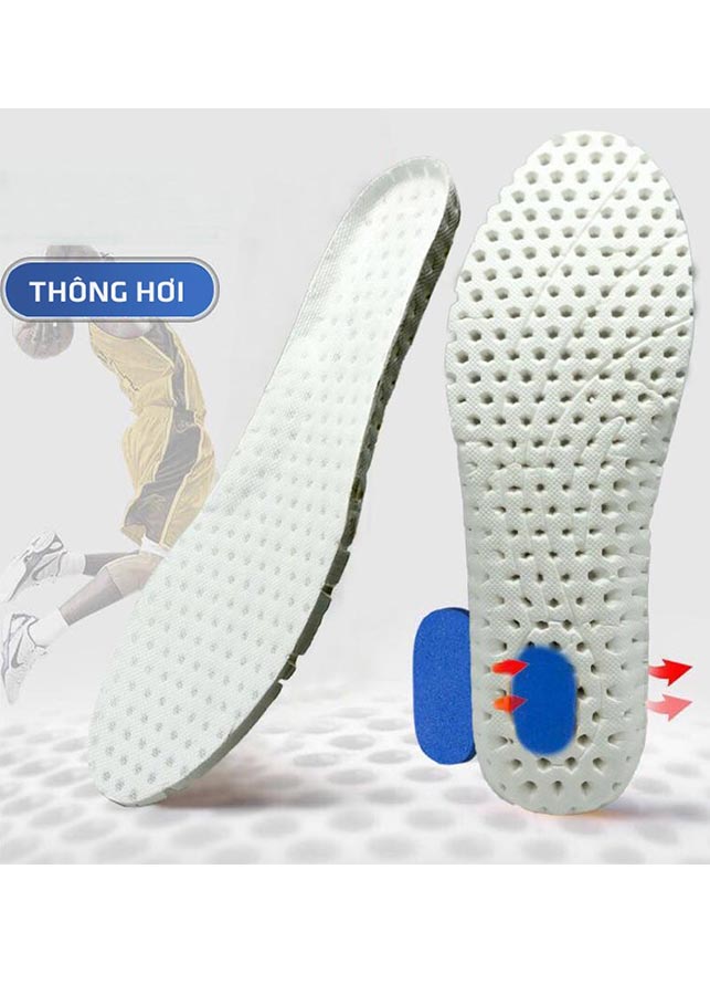 Lót giày nam thiết kế dạng tổ ong thông hơi, thoáng khí PETTINO-TX01-TRẮNG-42-TẶNG