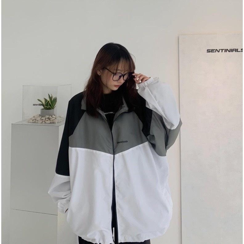 Áo Khoác Dù 2 Lớp SENTINIALR Ulzzang Nam Nữ Unisex Form Rộng Bomber Jacket Unisex