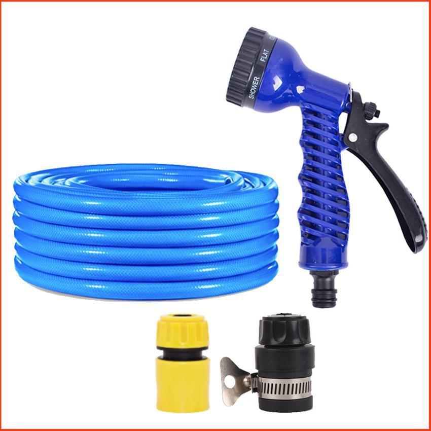 Bộ dây tăng áp 3 lần vòi xịt nước rửa xe, tưới cây loại 3-5m  206843