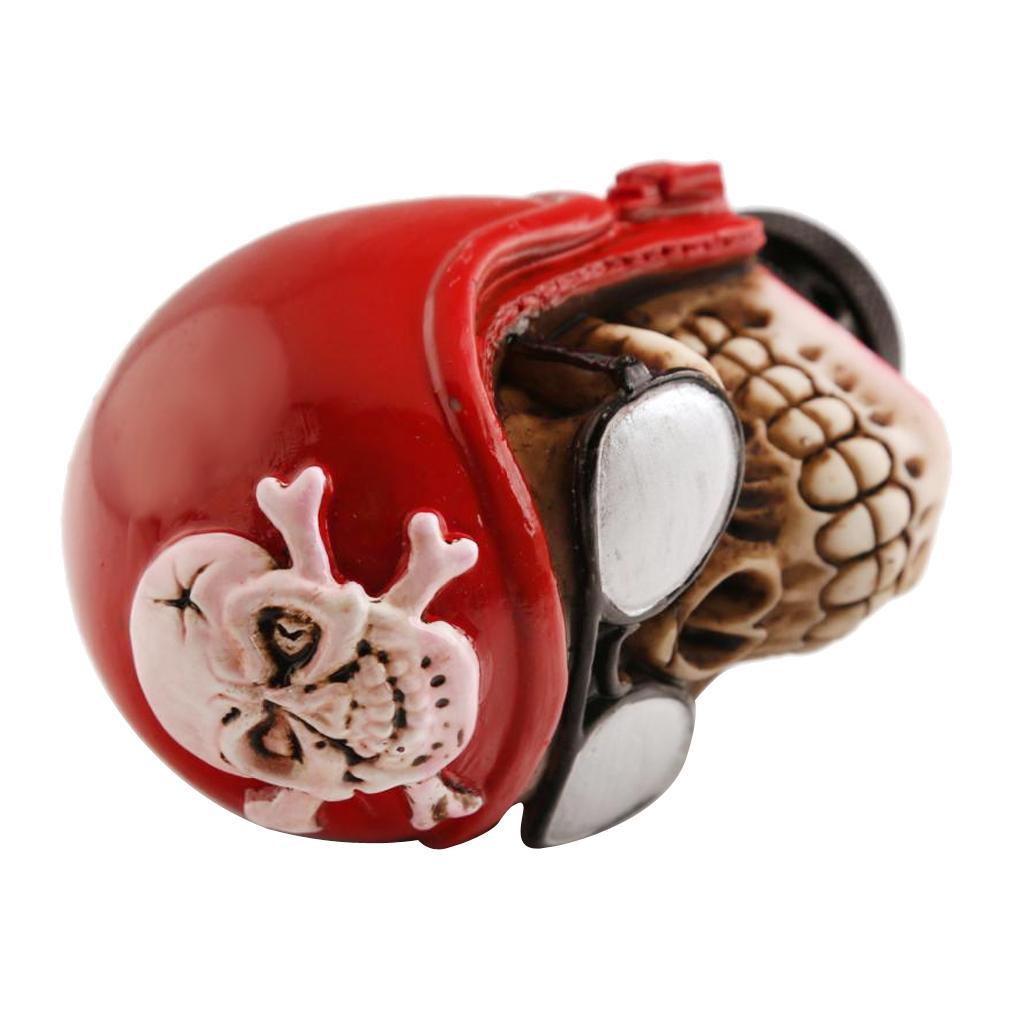 Manual Car Truck Cool Skull Head Gear Stick Lever Shifter Handle Knob