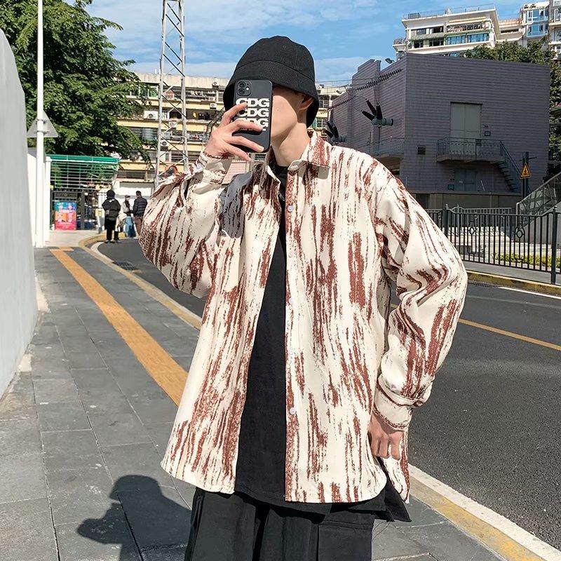 Áo Sơ Mi Nam Dài Tay Thời Trang Hàn 2021 Cỡ M-2Xl