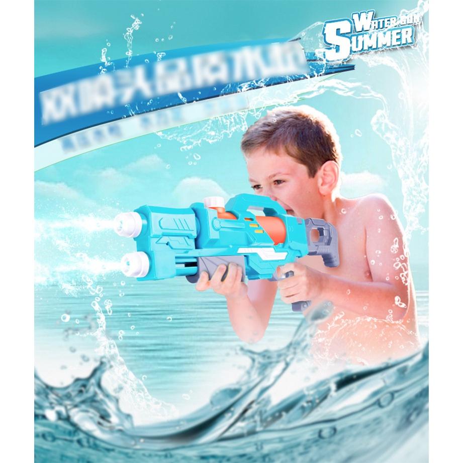 Súng Nước Super Blaster HENGX dung tích 1800ml đồ chơi bãi biển tầm xa 40m Water Fight