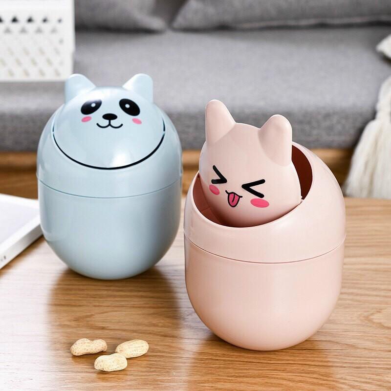 THÙNG RÁC MINI CUTE để bàn