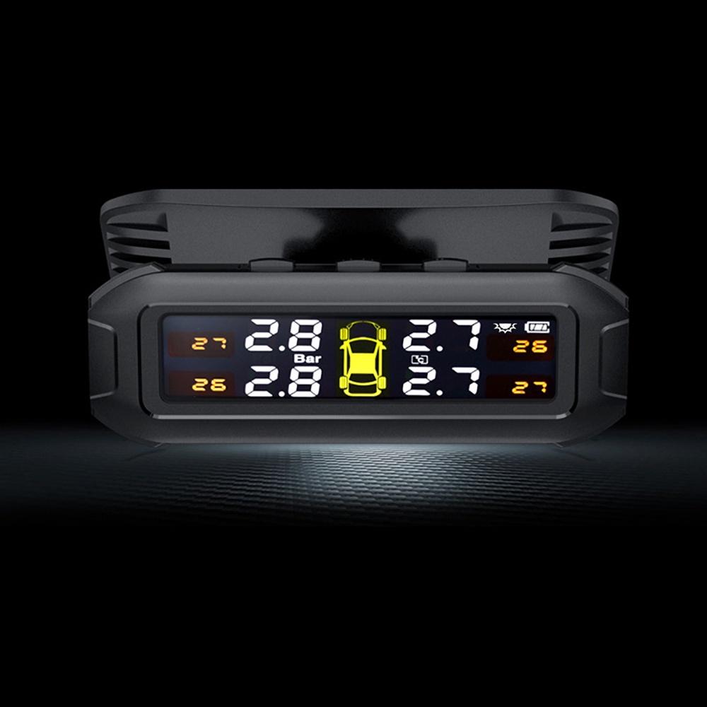 Hệ thống giám sát áp suất lốp xe ô tô TPMS thiết kế xoay với 4 cảm biến ngoài chuyên dụng tiện lợi