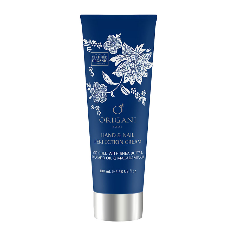 Kem dưỡng móng và da tay Thuần Chay Origani xuất xứ từ Úc - Body Hand &amp; Nail Perfection Cream  (100 mL) - cung cấp dưỡng chất và độ ẩm cho da và móng