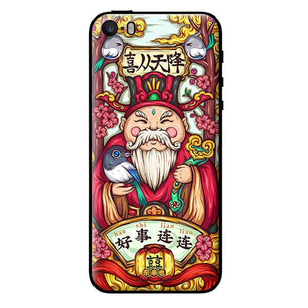Ốp lưng in cho Iphone 5/5s/5se Mẫu Tết 2020 - Hàng chính hãng