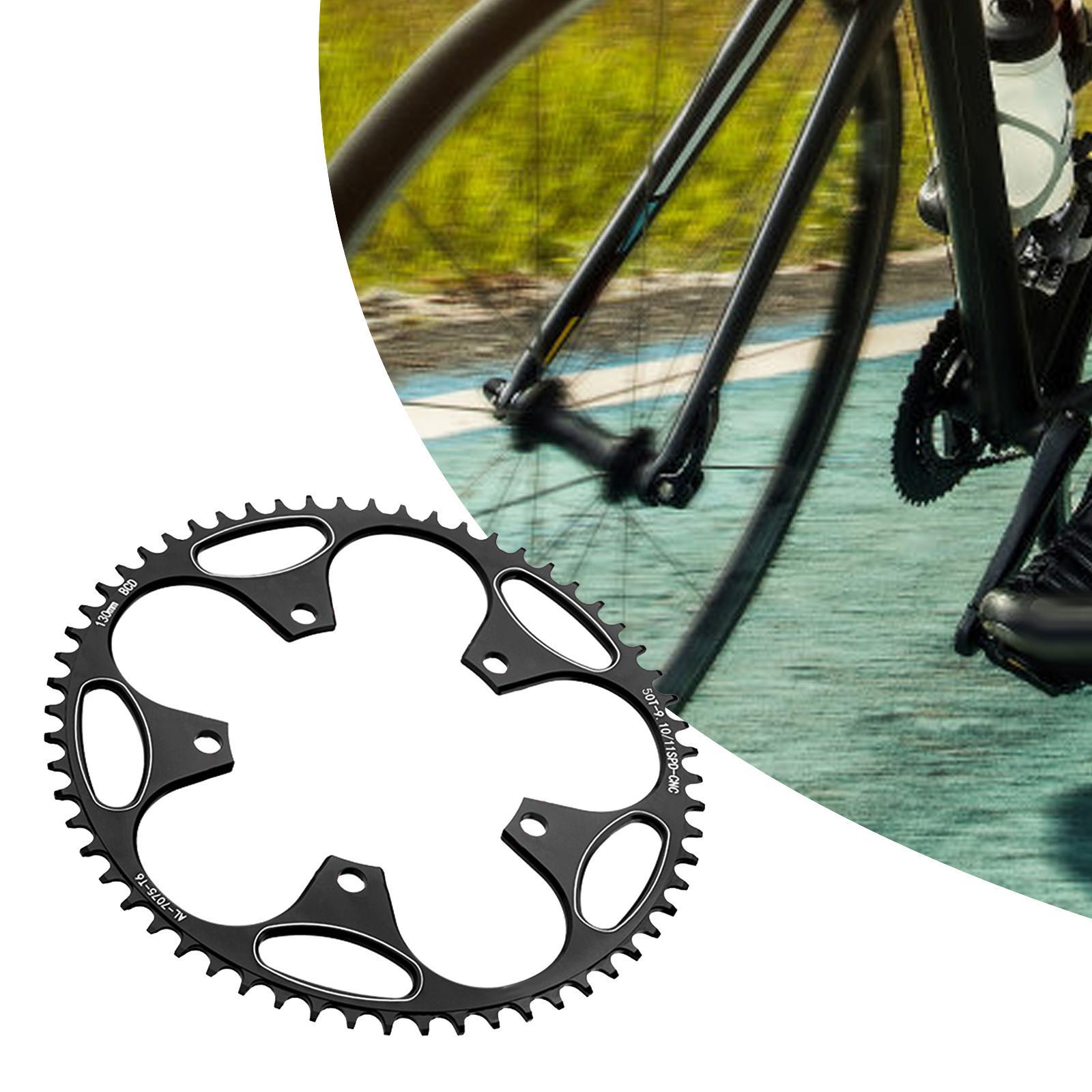 Bike Narrow Wide Chainring 130mm BCD Bike Chainring for Road Bike