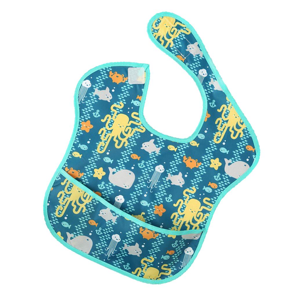 Drooling Teething Waterproof Feeding Bib for Baby Toddlers