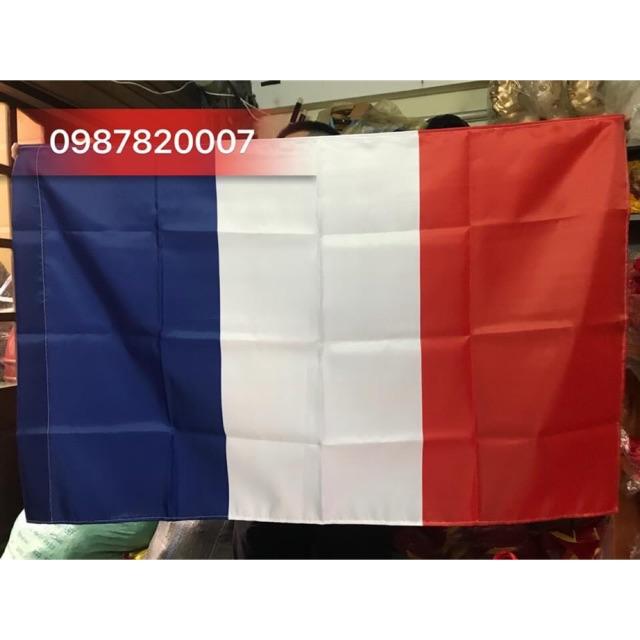 Cờ quốc kỳ Pháp 80cm x 120cm