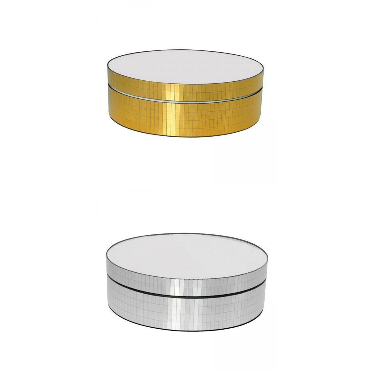 USB Powered Electric Rotating Display Stand Mirrors Turntable Jewelry ;