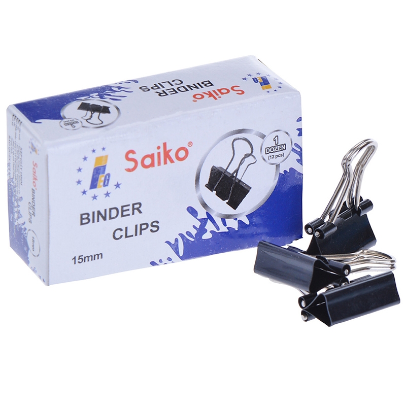 Kẹp Bướm Saiko 15mm (12 Cái/ Hộp)