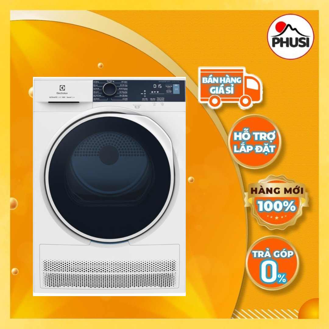 Máy Sấy Ngưng Tụ Electrolux EDC804P5WB - Hàng Chính Hãng