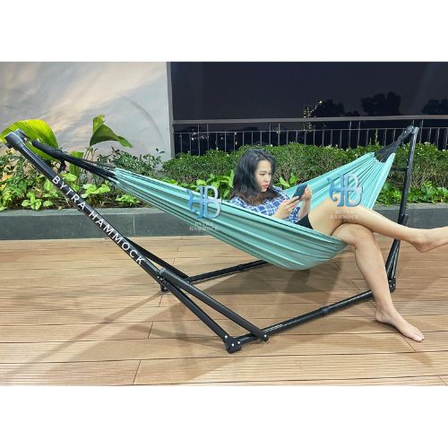 Bộ võng xếp sắt sơn tĩnh điện
