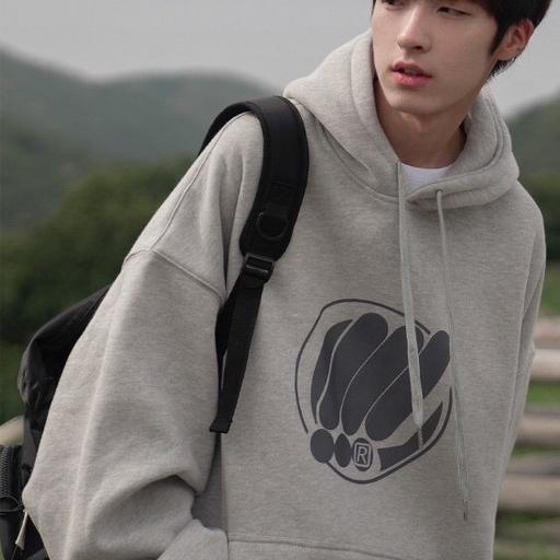 Áo khoác nỉ bông cotton dày mịn - hoodie nam nữ form rộng unisex dấu chấm than - 2N Unisex