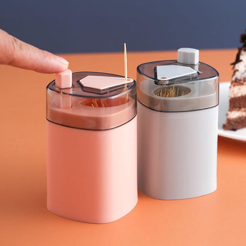 Hộp đựng tăm xỉa răng tự động thiết kế đơn giản tiện lợi
