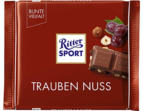 Kết quả hình ảnh cho Ritter Sport Trauben Nuss