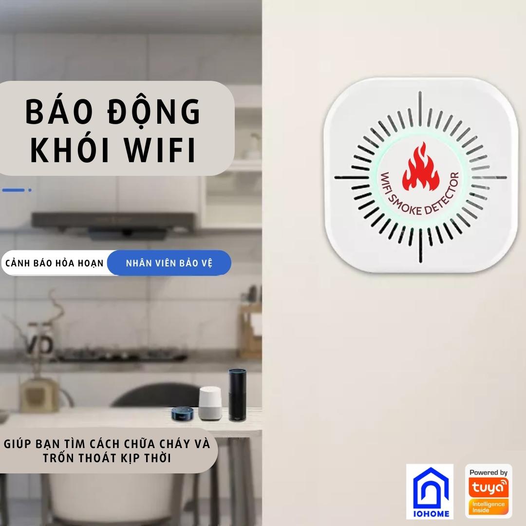 Đầu Cảm Biến Khói Báo Động Hỏa Hoạn Wifi Tuya SM11, SM12 đạt tiêu chuẩn CE EN14604