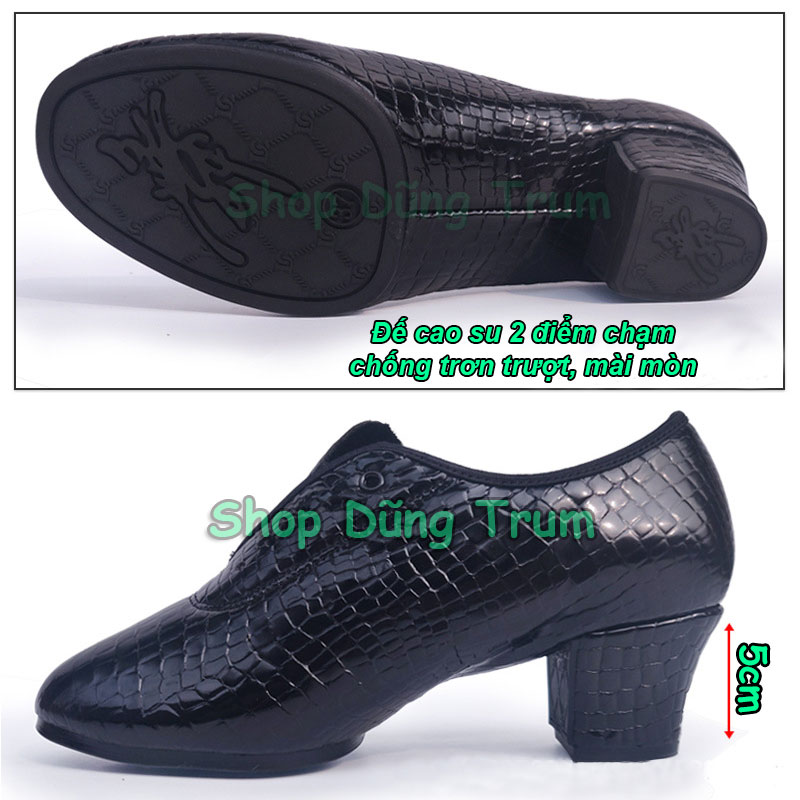 GIÀY KHIÊU VŨ OXFORD CAO CẤP DA VÂN ĐÁ 5CM NHẢY DANCESPORT SIÊU ĐẸP KV27