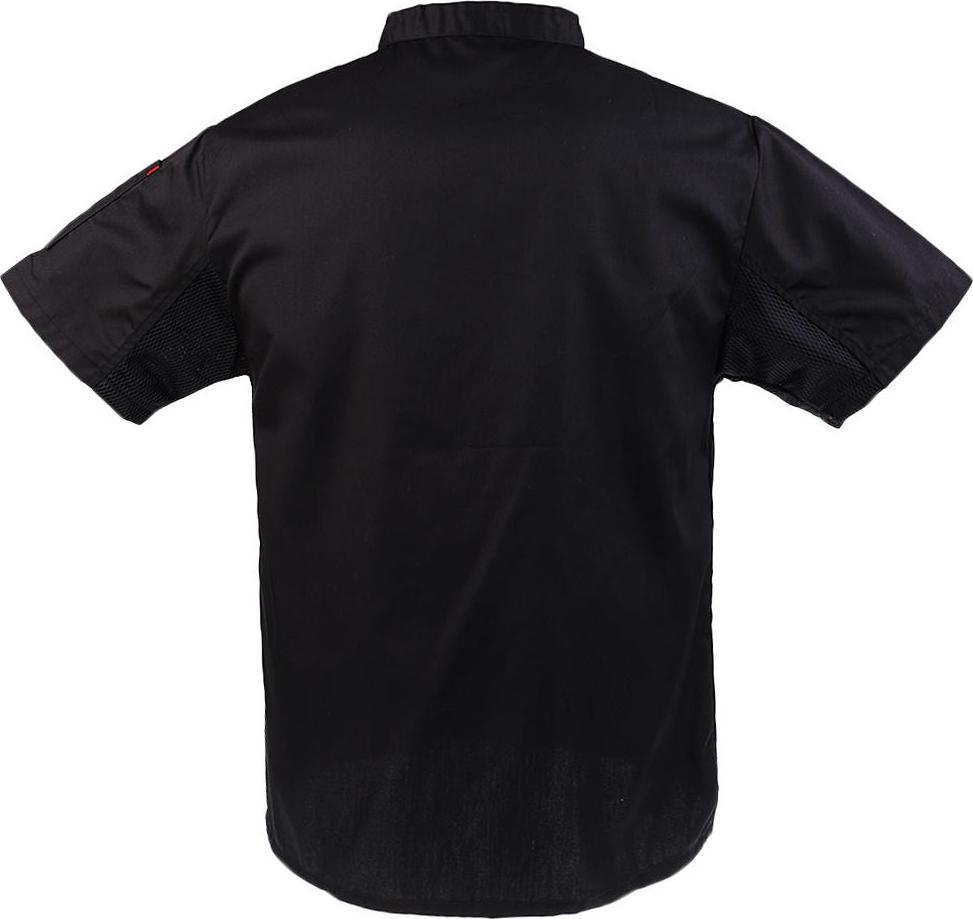 Men Women Short Sleeve Chefs Uniforms, Restaurant Chef Jacket Kitchen Coat