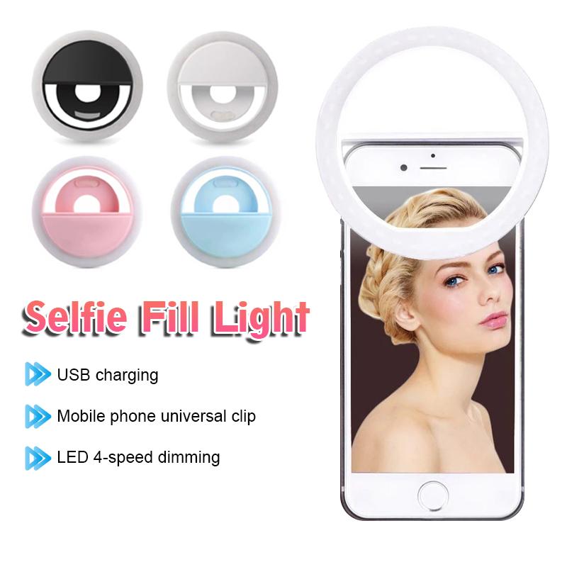 Đèn LED Selfie,Đèn Chụp Ảnh Tự Sướng,Tạo Ánh Sáng Mịn Khi Chụp Ảnh Tự Sướng,hỗ trợ chụp ảnh tự sướng dành cho điện thoại