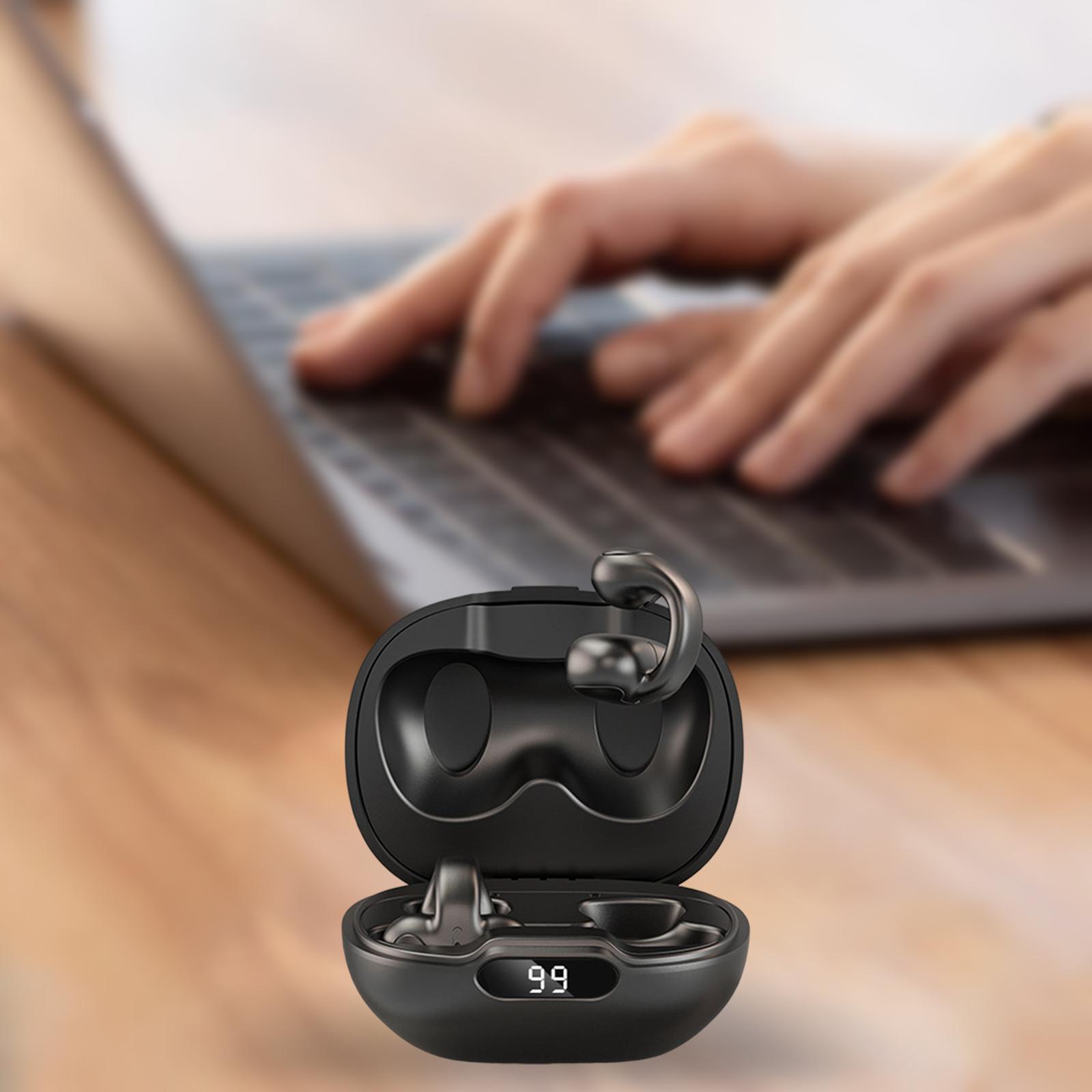 Headphones Ear Hook Noise Canceling Voice Reminder for Exercise Sports