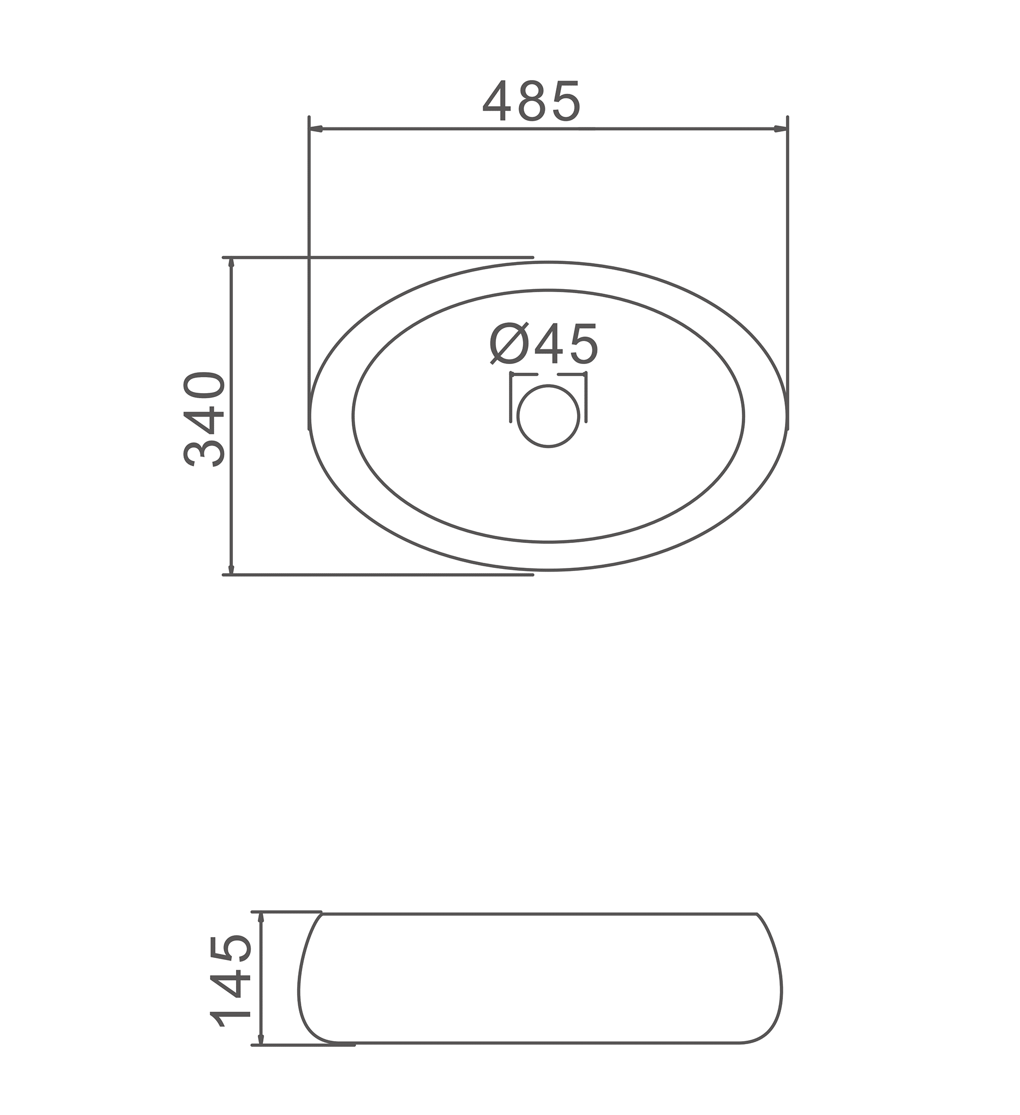 CHẬU LAVABO SỨ NGA CAO CẤP GAPPO GT305