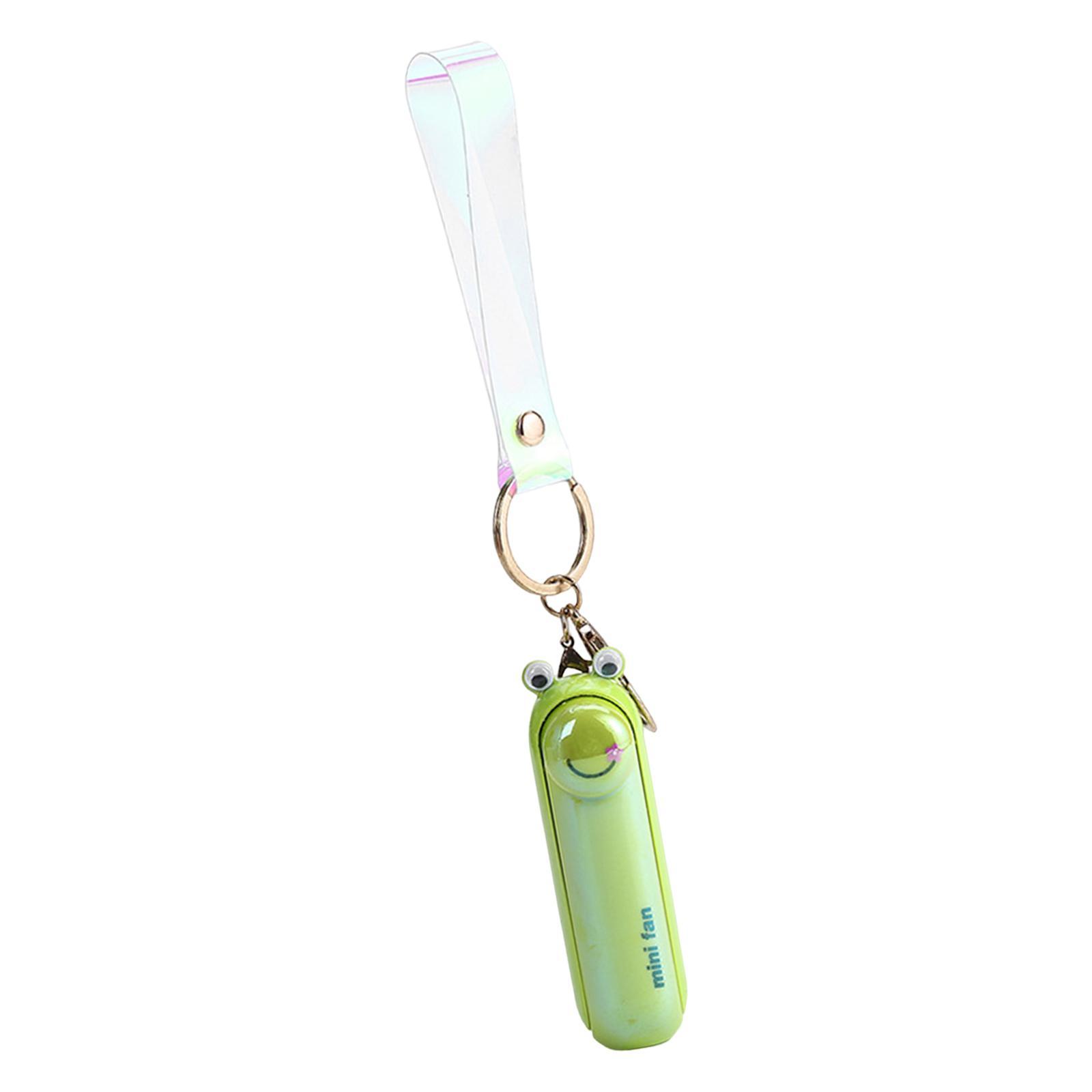 Keychain Fan Mini Cooling Fan Portable Mini Fan 3 Speeds Girls Kids USB Rechargeable Small Pocket Fan Personal Fan for Outdoor Sports Indoor