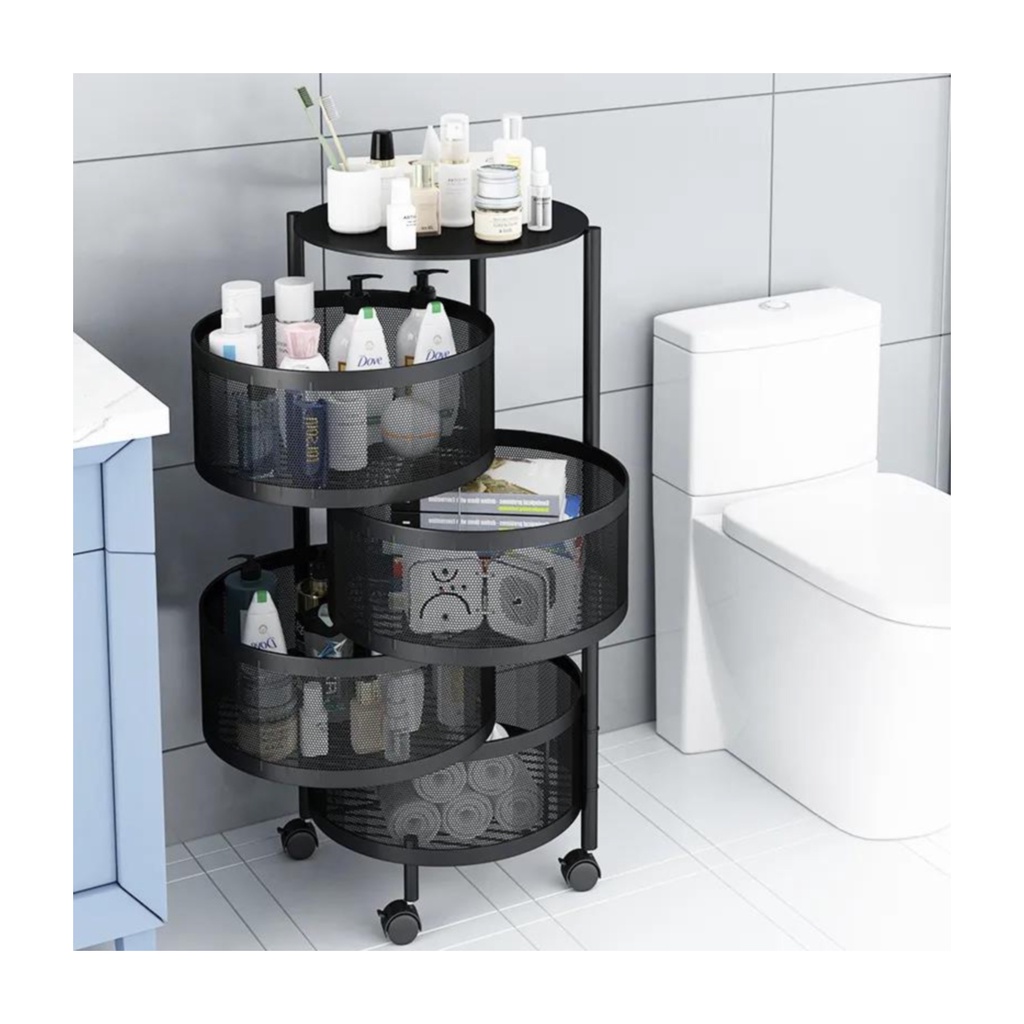Kệ gia vị tròn xoay 360 độ thông minh