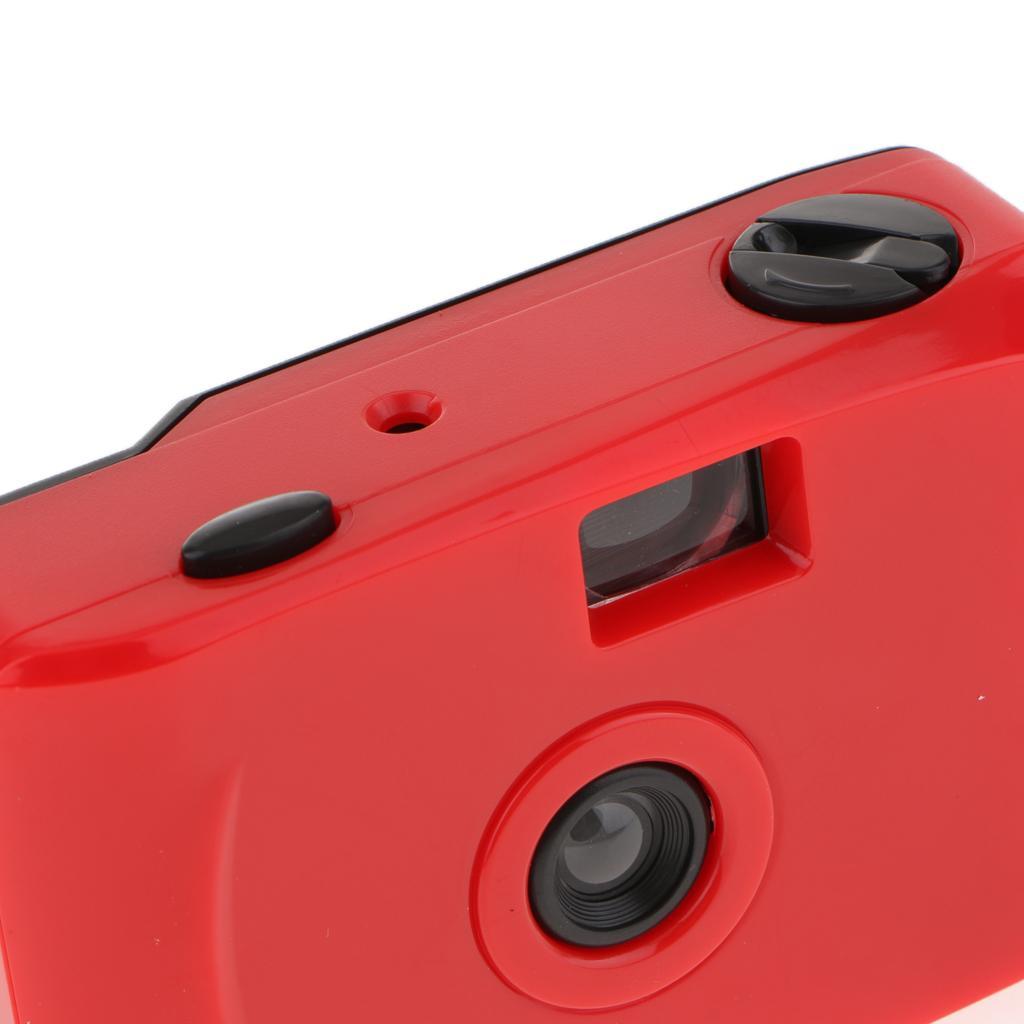 16FT Waterproof 35mm Film Camera with Case for Scuba Diving, Snorkeling Red