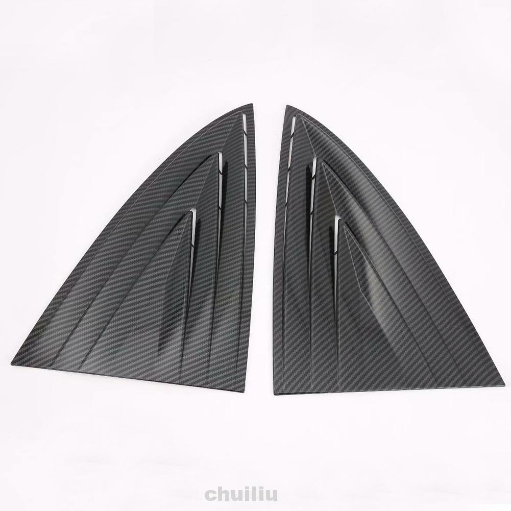2 Khung Carbon Bảo Vệ Cửa Sổ Xe Hơi Cho Mẫu 3
